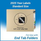 2025 Year Labels, Doctor Stuff 2025 Chart Stickers, Jeter Style, USA Made Year - Image 5