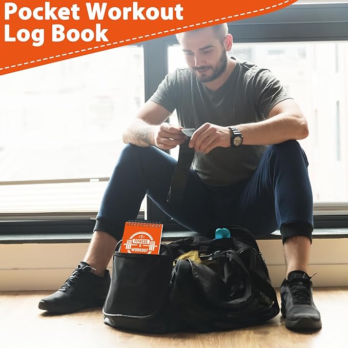 gisgfim 8 Pack Fitness & Workout Notebook Bulk Workout Log Fitness Journal - Image 6