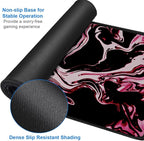Gaming Mouse Pad, 31.5x15.7 inch Large Extended Computer Keyboard Mouse Mat - Image 4