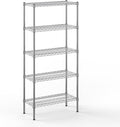 Regal Altair 14" Deep x 30" Wide x 64" Height Wire Shelving Kit | 5-Tier | NSF by Regal+Altair