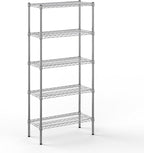 Regal Altair 14" Deep x 30" Wide x 64" Height Wire Shelving Kit | 5-Tier | NSF by Regal+Altair