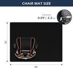 SALLOUS Chair Mat for Carpet, Heavy Duty Vinyl Floor Mat - Image 2
