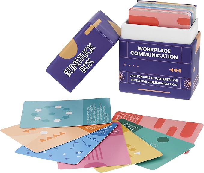 Workplace Communication Cards, Strategic Communication Training Toolkit by TheUnstuckBox