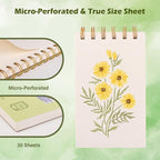 Watercolor Paper Pad 3.5x5.5 Inch | 30 Sheets 140lb/300g, Spiral-Bound - Image 3