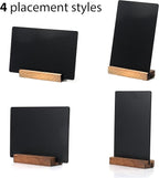 NEWNEWSHOW 8.7x12 Inch Chalkboard Signs, Erasable Message Blackboard Sign - Image 2