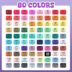 VIDIMAKPRO Alcohol Markers 80 Colors - Image 2