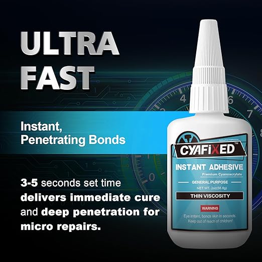 Thin Super Glue Liquid, 56.8 Gram Super Fast CA Glue - Image 7