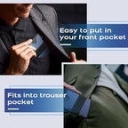 RUNBOX Slim Card Holder Wallet for Men, Minimalist RFID Blocking Wallet - Image 6