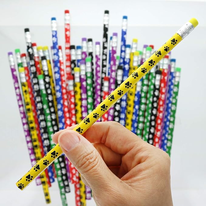 GiftExpress 48 Pcs Paw Print Pencils - Image 4