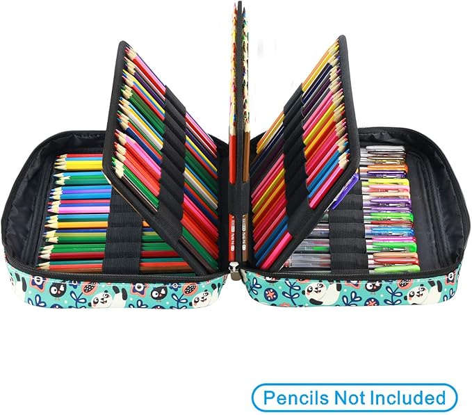 YOUSHARES Colored Pencil Case 220 Slots Pen Case Organizer - Image 5