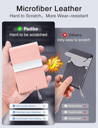 Padike Professional Business Card Holder PU Leather Business Card Case Name - Image 3