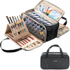 acrylic paint storage bag, art supply organizer with, main product view