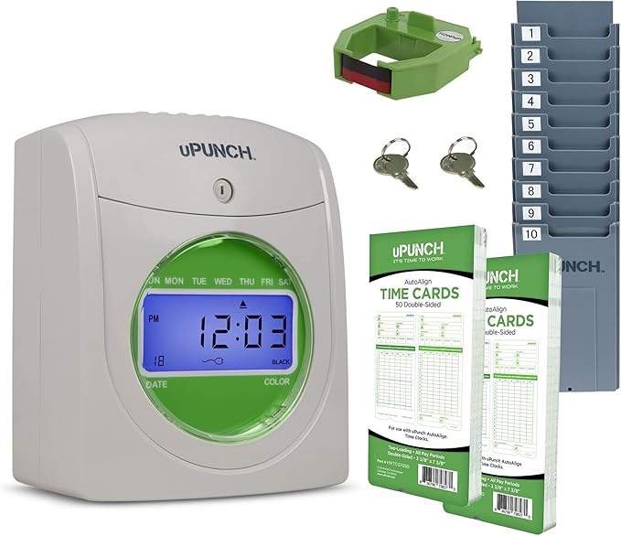 uPunch HN1500 Starter Time Clock Bundle by uPunch