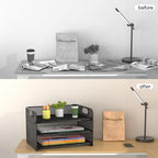 samstar 2 Pack 3 Tier Letter Tray Paper Organizer - Image 5