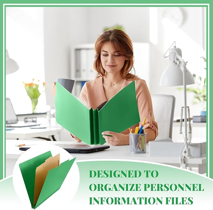 Skyygemm 36 Pcs Classification Folders Letter Size, 1 Divider Pressboard File - Image 5