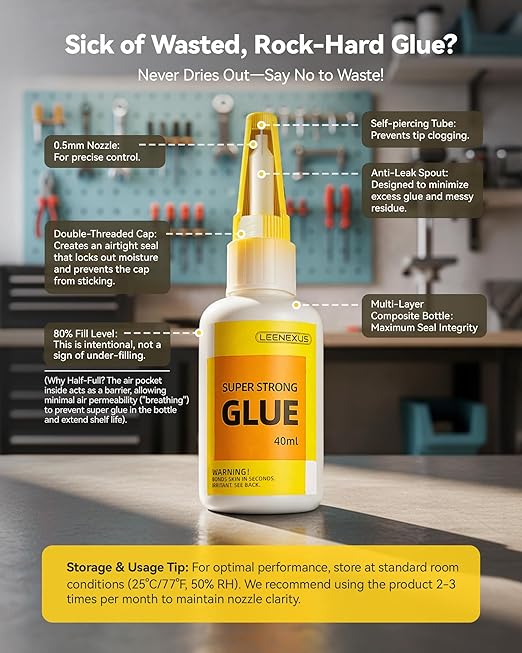 Super Glue for Ceramic Liquid, 【Invisible & Dual Molecular Lock Tech】 Clear - Image 4
