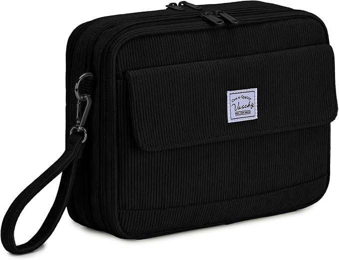 VASCHY Colored Pencil Case, Corduroy Large Pencil Pouch by Vaschy