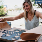 RealSteel, Metal Name Sign, Custom Steel Signs, Metal Wall Art, Split Letter - Image 2