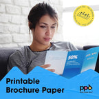 PPD Double Sided Photo Paper, Glossy Brochure Paper 8.5 x 11 - Image 3