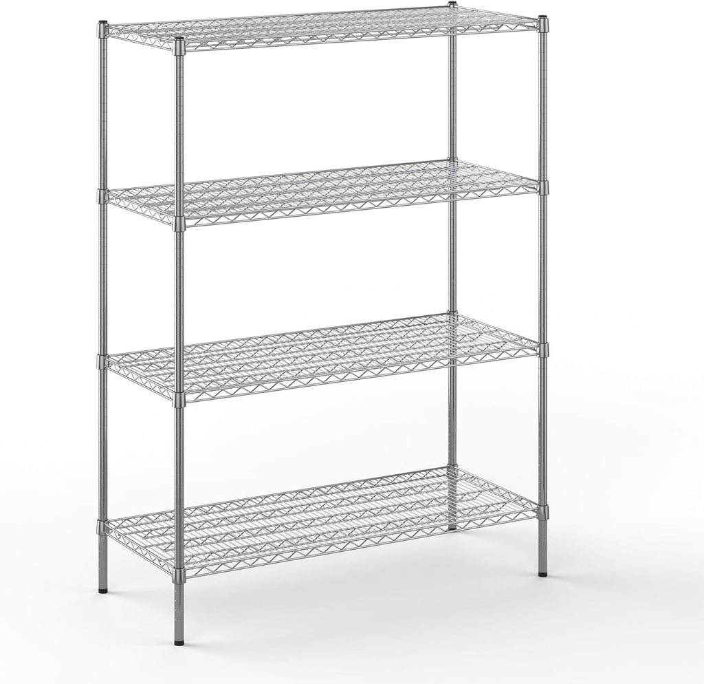 Regal Altair 21" Deep x 48" Wide x 64" Height Wire Shelving Kit | 4-Tier | NSF