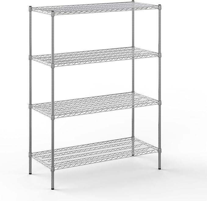Regal Altair 21" Deep x 48" Wide x 64" Height Wire Shelving Kit | 4-Tier | NSF by Regal+Altair