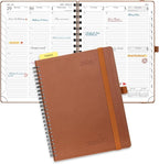 POPRUN 2026 Planner with Hourly Schedule, Vertical Layout by POPRUN