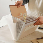 Expanding File Folder with Tabs, 13 Pockets File Organizer Accordion File by Unknown