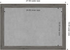 Amanti Art Grey Framed Magnetic Board 19x27 Medium Vision Board - Image 4