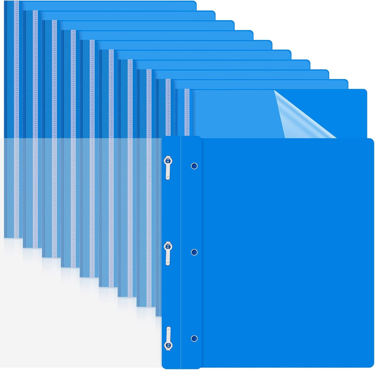 Teling 72 Pack Clear Front Report Covers Bulk Business Report Covers Plastic