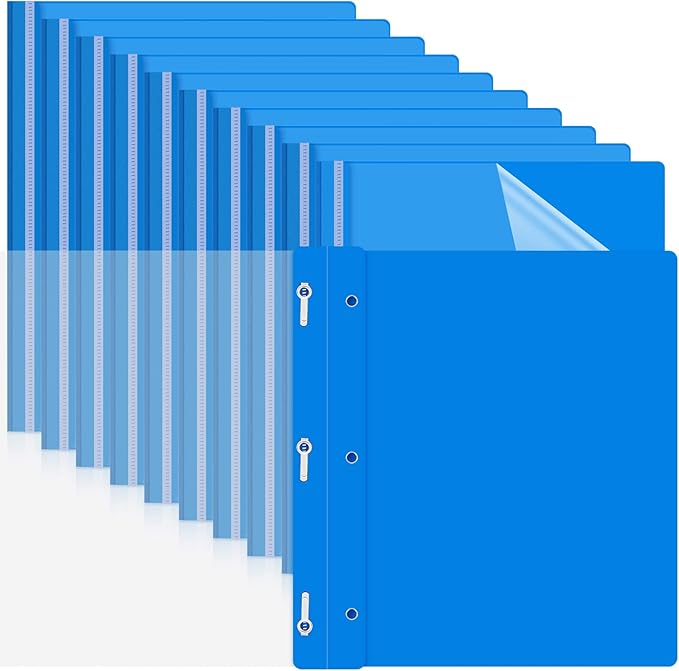 Teling 72 Pack Clear Front Report Covers Bulk Business Report Covers Plastic by Teling