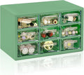 Desk Storage Organizer with 9 Drawers, FODIENS Stackable Desktop Craft Drawer by FODIENS