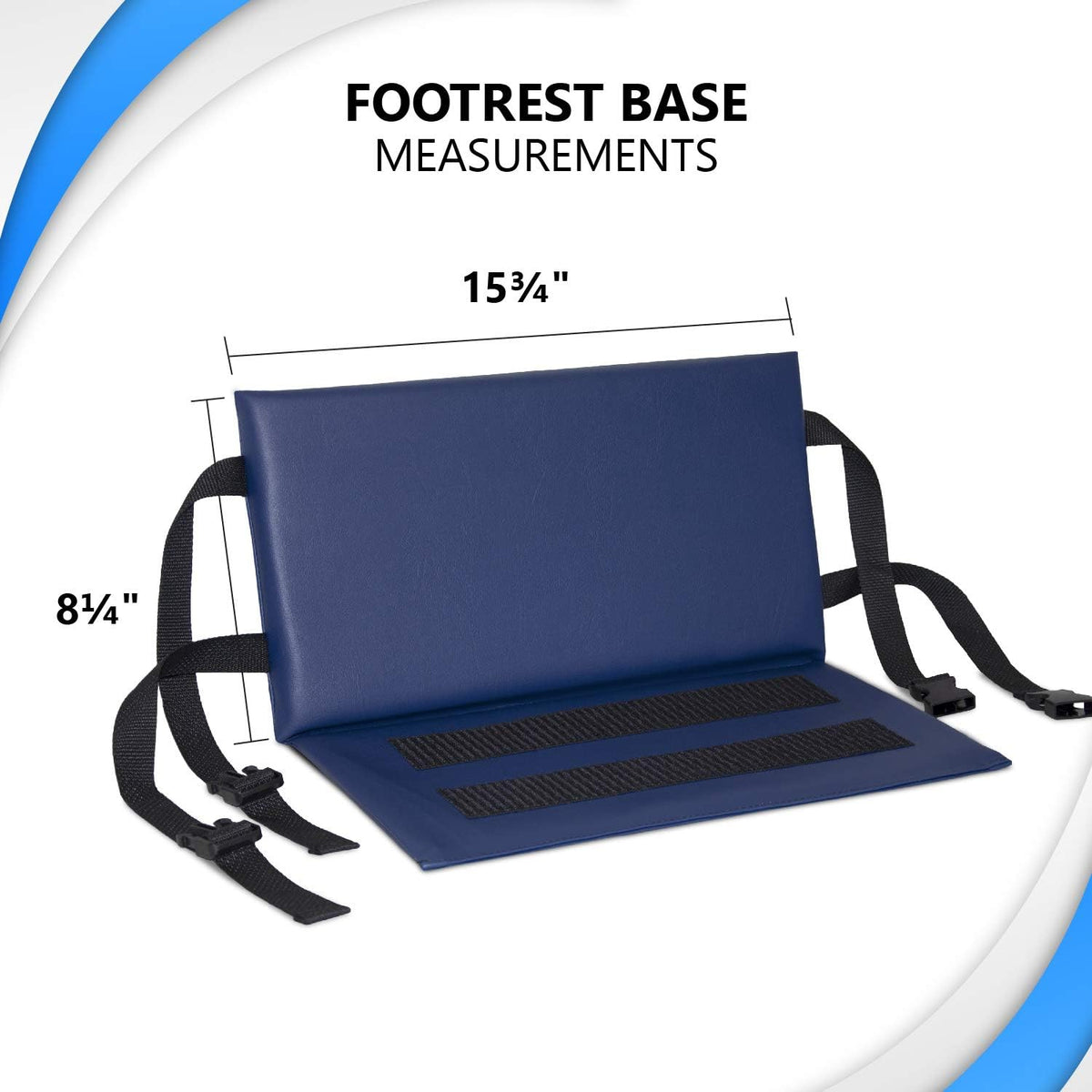NYOrtho Wheelchair Foot-Rest Extender Elevating Pad - Leg Cushion Protector +...