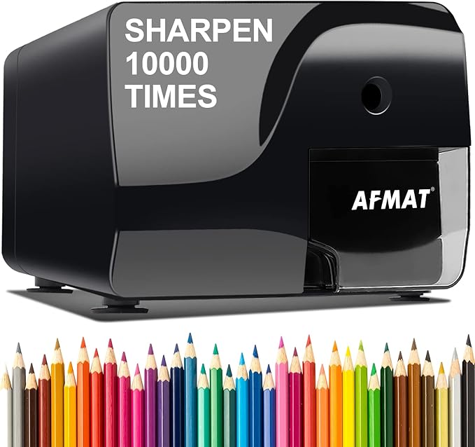 AFMAT Electric Pencil Sharpener, Heavy Duty Pencil Sharpeners by AFMAT