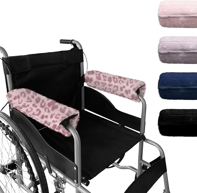 SPRING SEAON Wheelchair Armrest Covers 2 Pack Soft Memory Foam Wheelchair by SPRINGSEAON