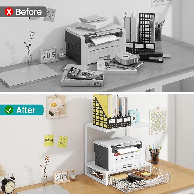 ELITEROO Printer Stand for Desk - Image 4