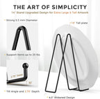 TR-LIFE 14 Inch Heavy Duty Plate Stand - Image 2