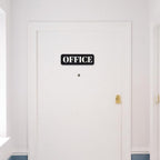 PATIKIL Office Sign, 2 Pack Acrylic 6"x2" Self Adhesive Door Sign Sticker - Image 7