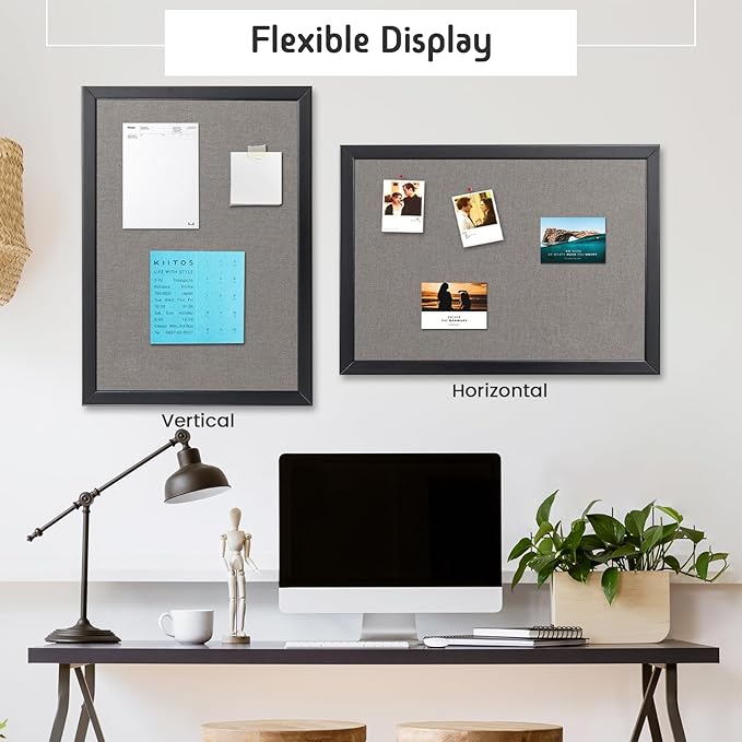 Gideal Bulletin Board 40x30 Inch, Cork Board - Image 7