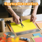 Lemon Yellow Cardstock 8.5 x 11, Bright Color Paper, 40 Sheets Yellow Paper - Image 6