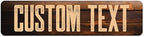 Custom Sign, Custom Street Sign, 11 Font Colors, 13 Font Styles, 4 Hole Options by MySignCenter