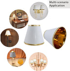 TAaMTYH small lamp shade chandelier shades set of 6，Fabric Lampshade - Image 5