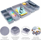 Welaxy Desk Drawer Organizer Tray, 8-Piece Felt Storage Drawer Dividers - Image 6