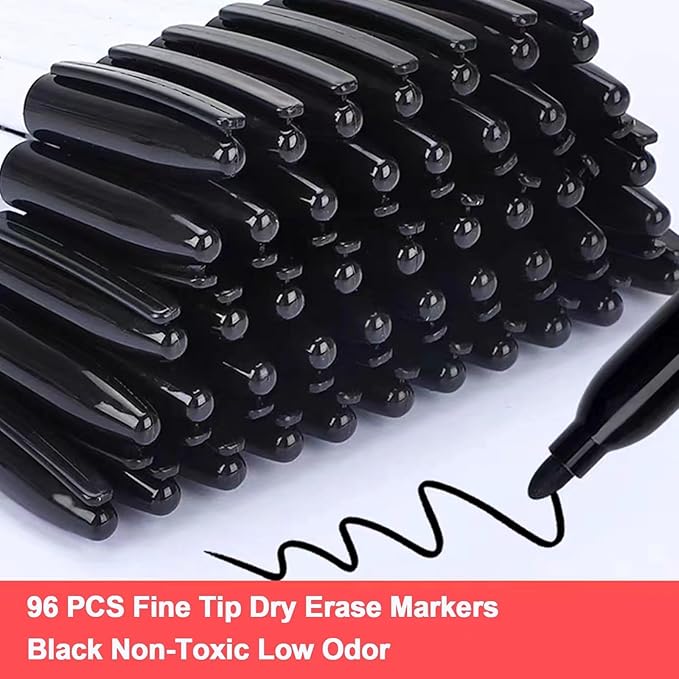 S & E TEACHER'S EDITION 96 Pcs Dry Erase Markers, or Home - Image 7