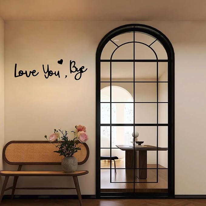 Wooden Love You Bye Sign Home Decor - Image 2