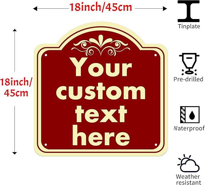 custom signs outdoor metal, Custom halloween decor Indoor/Outdoor Sign - Image 2