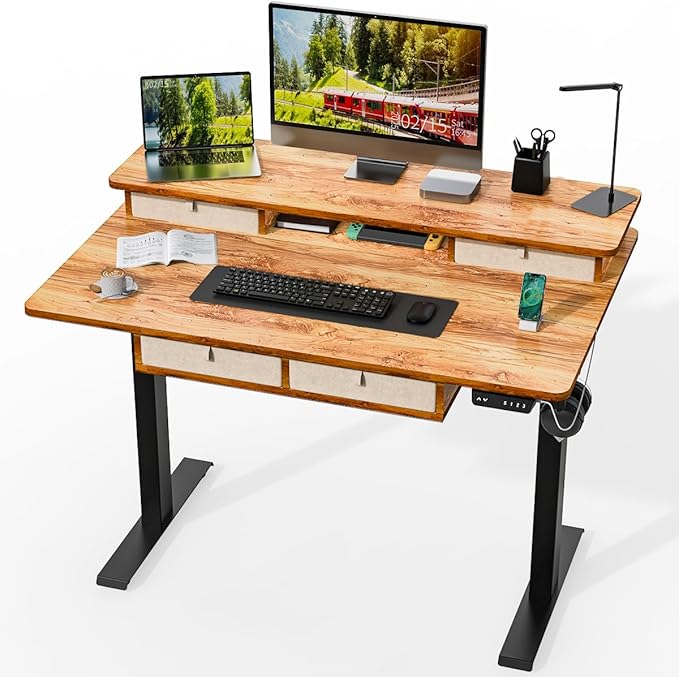 Kingant 48 x 30 Inch Electric Standing Desk by KINGANT