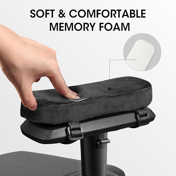 ZNCMRR 2 Pack Office Chair Armrest Pads Covers - Image 3