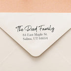 Address Stamp - Custom Stamps for Mailing I Create Personalized Name and Return by ThePlaidBarn