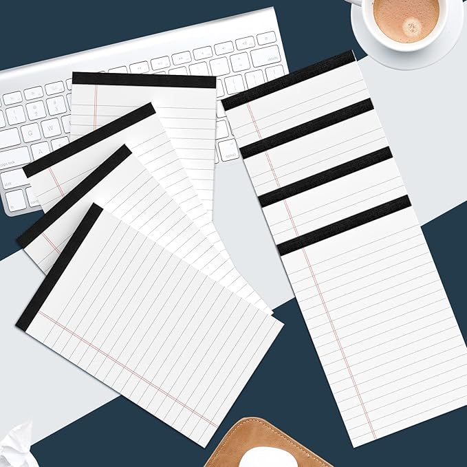 8 Pack Legal Pads 4x6 Inch 30 Sheets Mini Lined Paper Pads - Image 7