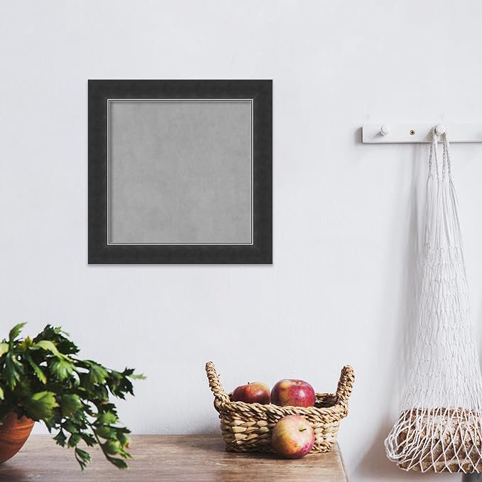 Amanti Art Black Framed Magnetic Board 15x15 X-Small Vision Board - Image 5
